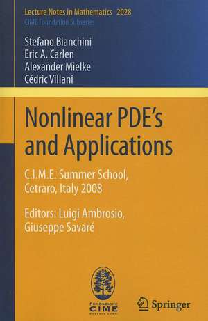 Nonlinear PDE’s and Applications: C.I.M.E. Summer School, Cetraro, Italy 2008, Editors: Luigi Ambrosio, Giuseppe Savaré de Stefano Bianchini