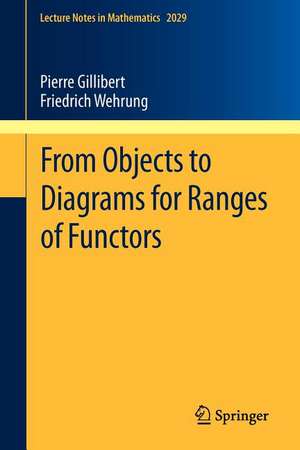 From Objects to Diagrams for Ranges of Functors de Pierre Gillibert