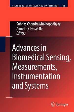 Advances in Biomedical Sensing, Measurements, Instrumentation and Systems de Aimé Lay-Ekuakille