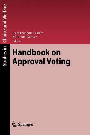 Handbook on Approval Voting de Jean-François Laslier