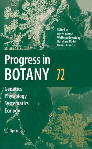 Progress in Botany 72 de Ulrich Lüttge