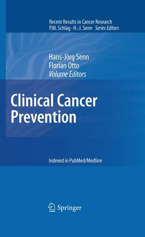 Clinical Cancer Prevention de Hans-Jörg Senn