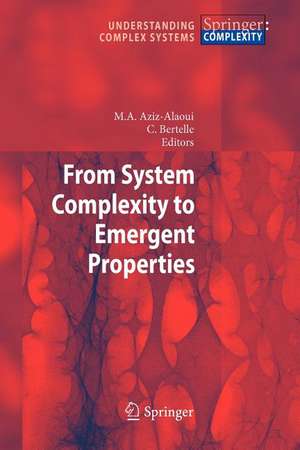 From System Complexity to Emergent Properties de Moulay Aziz-Alaoui