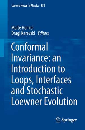 Conformal Invariance: an Introduction to Loops, Interfaces and Stochastic Loewner Evolution de Malte Henkel