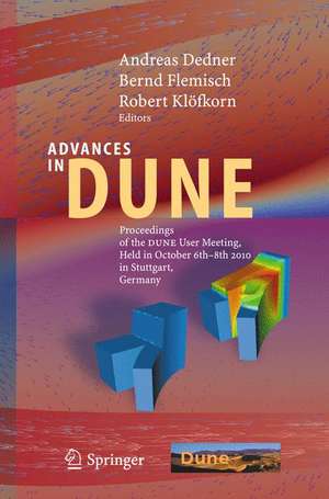 Advances in DUNE de Andreas Dedner