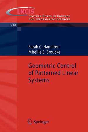 Geometric Control of Patterned Linear Systems de Sarah C. Hamilton