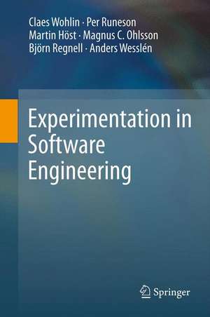 Experimentation in Software Engineering de Claes Wohlin