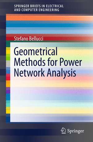 Geometrical Methods for Power Network Analysis de Stefano Bellucci