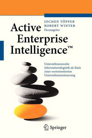 Active Enterprise Intelligence™: Unternehmensweite Informationslogistik als Basis einer wertorientierten Unternehmenssteuerung de Jochen Töpfer