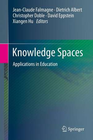 Knowledge Spaces: Applications in Education de Jean-Claude Falmagne