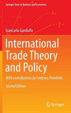 International Trade Theory and Policy de Giancarlo Gandolfo