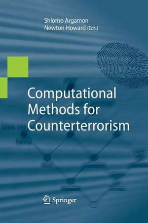 Computational Methods for Counterterrorism de Shlomo Argamon