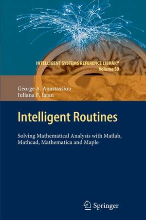 Intelligent Routines: Solving Mathematical Analysis with Matlab, Mathcad, Mathematica and Maple de George A. Anastassiou