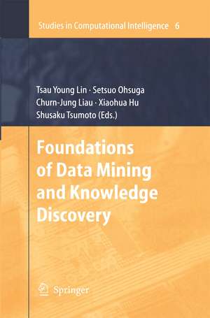 Foundations of Data Mining and Knowledge Discovery de Tsau Young Lin