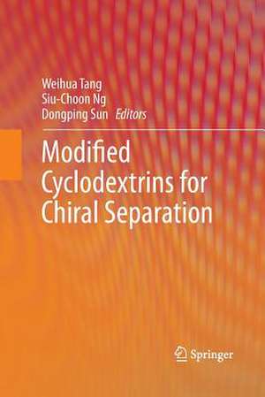 Modified Cyclodextrins for Chiral Separation de Weihua Tang