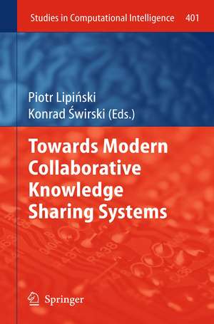 Towards Modern Collaborative Knowledge Sharing Systems de Piotr Lipiński