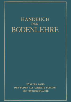 Der Boden als oberste Schicht der Erdoberfläche de E. Blanck