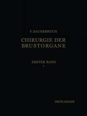 Die Chirurgie der Brustorgane de H. Alexander