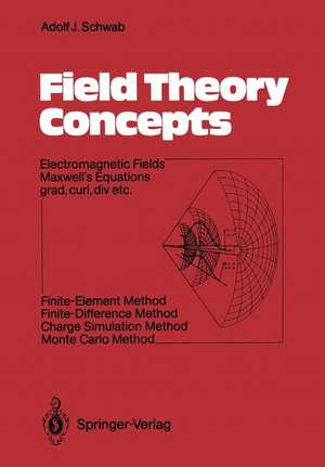 Field Theory Concepts: Electromagnetic Fields. Maxwell’s Equations grad, curl, div. etc. Finite-Element Method. Finite-Difference Method. Charge Simulation Method. Monte Carlo Method de Adolf J. Schwab