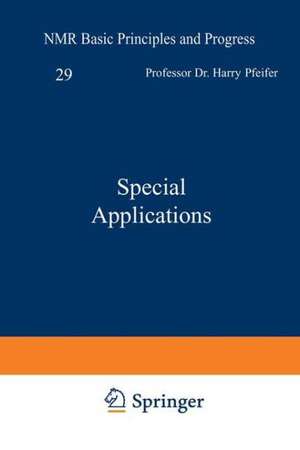 Special Applications de H. Pfeifer