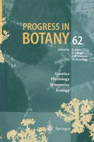 Progress in Botany: Genetics Physiology Systematics Ecology de Joachim W. Kadereit