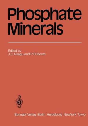 Phosphate Minerals de J. O. Nriagu