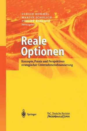 Reale Optionen: Konzepte, Praxis und Perspektiven strategischer Unternehmensfinanzierung de Ulrich Hommel