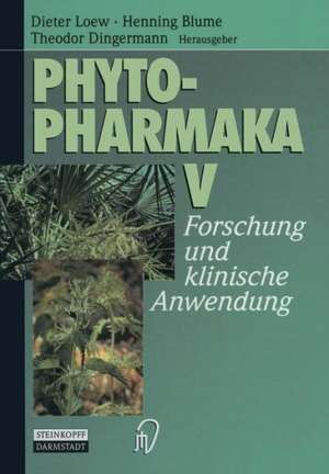 Phytopharmaka V: Forschung und klinische Anwendung de M. Schubert-Zsilavecz