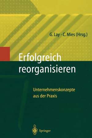 Erfolgreich Reorganisieren: Unternehmenskonzepte aus der Praxis de Gunter Lay