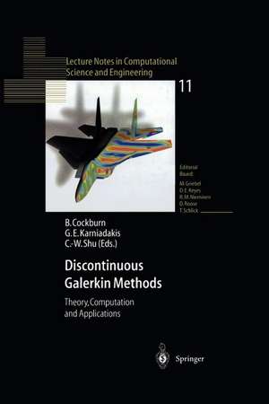 Discontinuous Galerkin Methods: Theory, Computation and Applications de Bernardo Cockburn