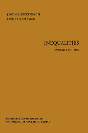 Inequalities de Edwin F. Beckenbach