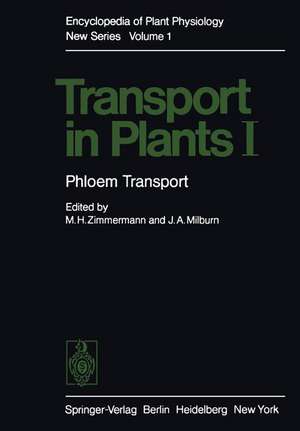 Transport in Plants I: Phloem Transport de M. H. Zimmermann