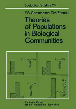 Theories of Populations in Biological Communities de F. B. Christiansen