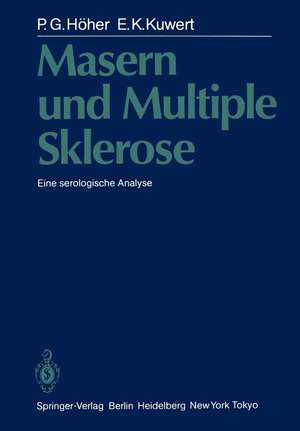 Masern und Multiple Sklerose: Eine serologische Analyse de H. J. Bauer