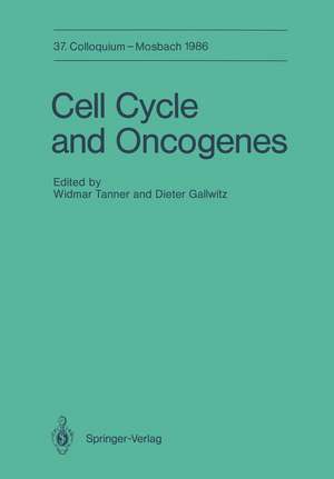 Cell Cycle and Oncogenes: 10.-12. April 1986 de Widmar Tanner