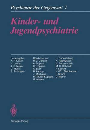 Kinder- und Jugendpsychiatrie de K.P. Kisker