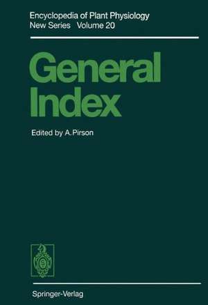 General Index de Andre Pirson