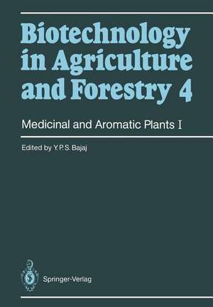 Medicinal and Aromatic Plants I de Y. P. S. Bajaj