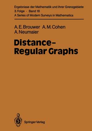 Distance-Regular Graphs de Andries E. Brouwer