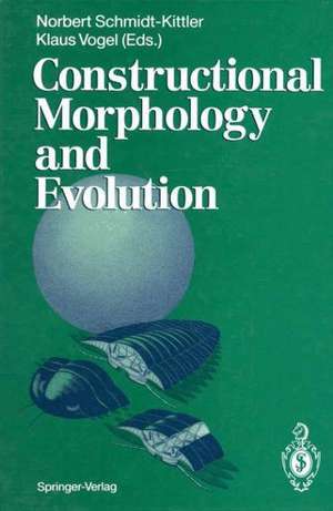 Constructional Morphology and Evolution de H. Schäfer