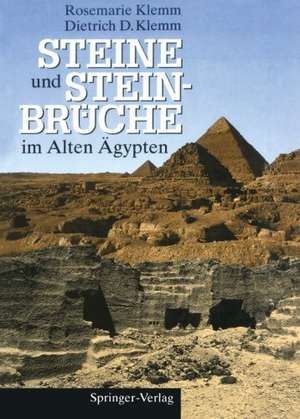 Steine und Steinbrüche im Alten Ägypten de Rosemarie Klemm