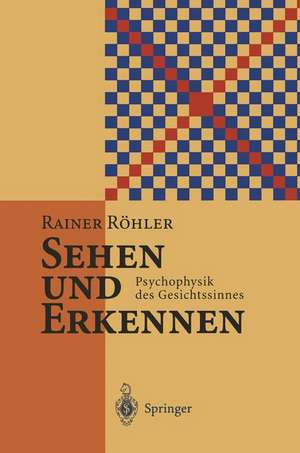 Sehen und Erkennen: Psychophysik des Gesichtssinnes de Rainer Röhler