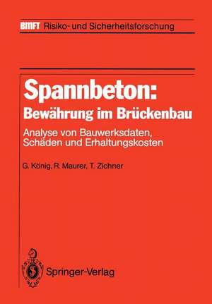 Spannbeton: Bewährung im Brückenbau: Analyse von Bauwerksdaten, Schäden und Erhaltungskosten de Gert König