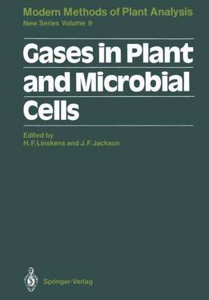 Gases in Plant and Microbial Cells de Hans-Ferdinand Linskens