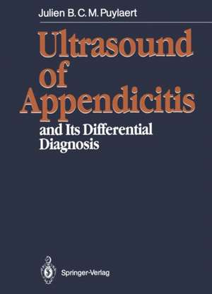 Ultrasound of Appendicitis: and Its Differential Diagnosis de Julien B. C. M. Puylaert