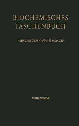 Biochemisches Taschenbuch de Marianne Rauen-Buchka