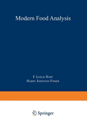 Modern Food Analysis de Frank L. Hart