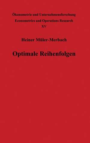 Optimale Reihenfolgen de H. Müller-Merbach