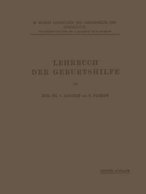 Lehrbuch der Geburtshilfe de Rud. Th. v. Jaschke