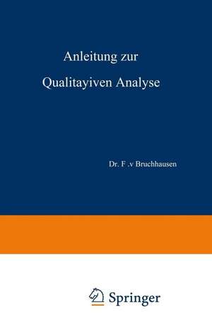 Anleitung zur Qualitativen Analyse de E. Schmidt